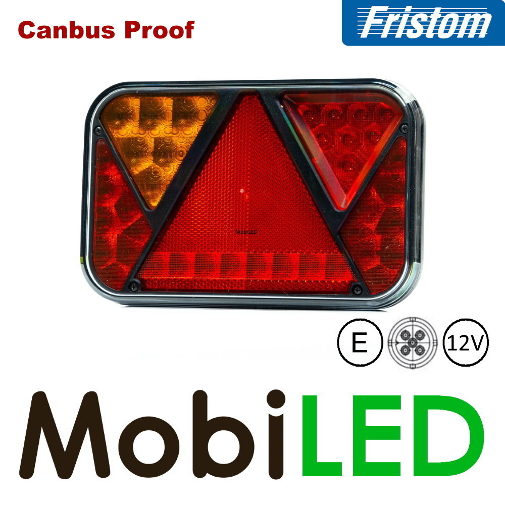 Fristom Fristom FT-270 12V Rear light 4 funtions + license plate Bayonet Canbus proof left E-mark Fristom Fristom FT-270 12V Rear light 4 funtions + license plate Bayonet Canbus proof left E-mark