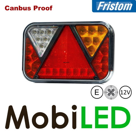 Fristom Fristom FT-270 12V Achterlicht 4 functies + kenteken Bajonet Canbus proof rechts E-keur Fristom Fristom FT-270 12V Achterlicht 4 functies + kenteken Bajonet Canbus proof rechts E-keur