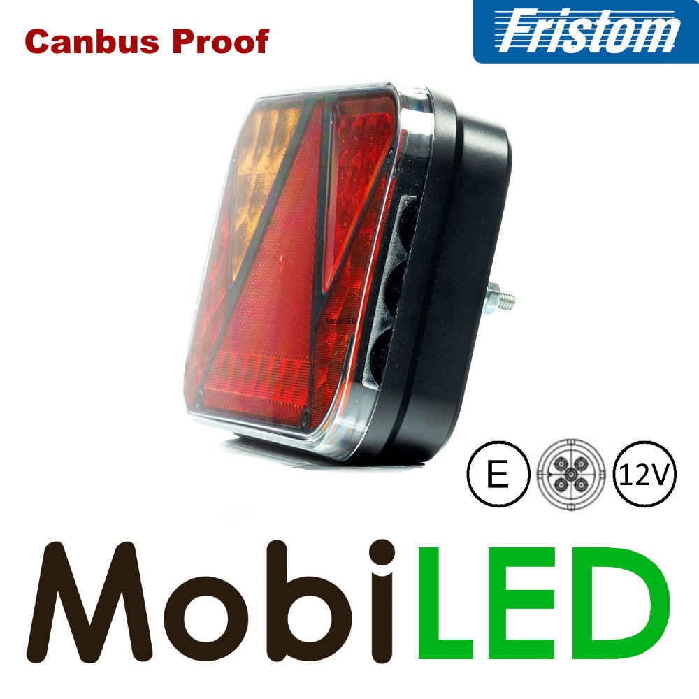 Fristom Fristom FT-270 12V Feux arrières 4 fonctions + feu plaque Baïonette Canbus proof droit  E-marque