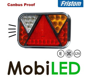 Fristom FT-270 12V Achterlicht 4 functies + kenteken Bajonet Canbus proof rechts Fristom FT-270 12V Achterlicht 4 functies + kenteken Bajonet Canbus proof rechts