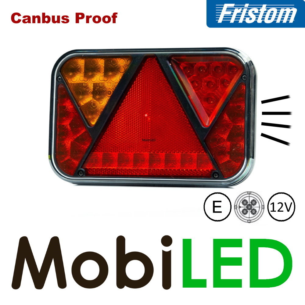 Fristom Fristom Set FT-270 12V Achterlichten 5 functies + kenteken Bajonet Canbus proof E-keur Fristom Fristom Set FT-270 12V Achterlichten 5 functies + kenteken Bajonet Canbus proof E-keur
