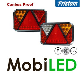 Fristom Set FT-270 12V Achterlichten 5 functies Bajonet Canbus proof Fristom Set FT-270 12V Achterlichten 5 functies Bajonet Canbus proof