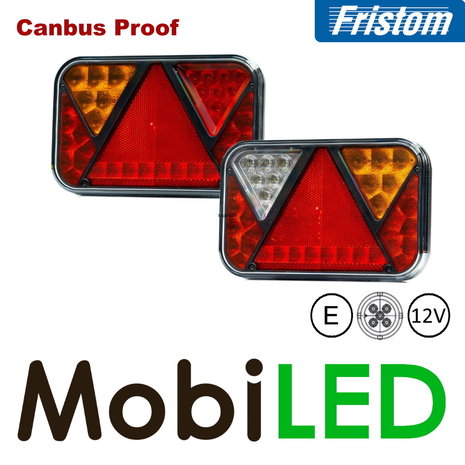 Fristom Fristom Set FT-270 12V Achterlichten 5 functies Bajonet Canbus proof E-Keur