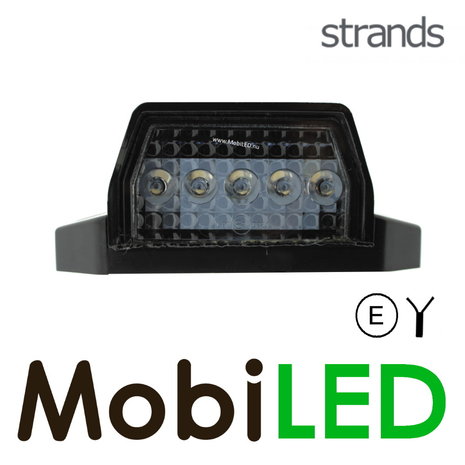 Strands Strands Éclairage de plaque 24 volts E-mark