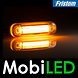 Fristom NEON look Feu de marquage Ambre E-marque Fristom NEON look Feu de marquage Ambre E-marque