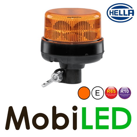 Hella Hella K-LED Nano rotating beacon push on amber E-mark
