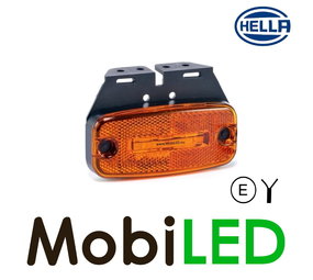 Hella Marquage latéral 1x rayure rectangulair ambre 24V Hella Marquage latéral 1x rayure rectangulair ambre 24V