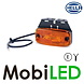 Hella Hella Zijmarkering 1x streep  rechthoekig amber 24 volt E-keur