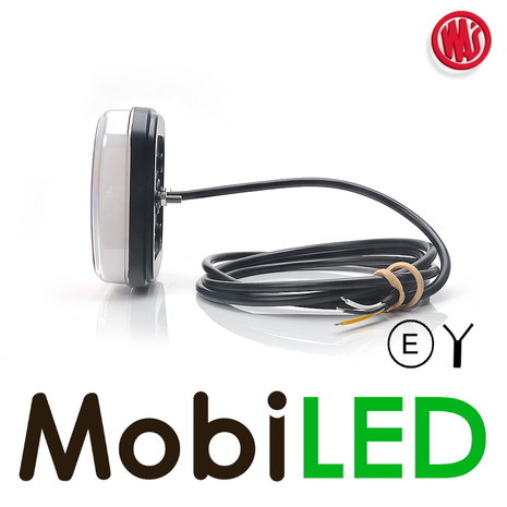 WAS NEON look square front lamp with turn signal E-mark WAS NEON look square front lamp with turn signal E-mark