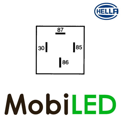 Hella Hella Maak relais 12 volt 25 ampère Hella Hella Maak relais 12 volt 25 ampère