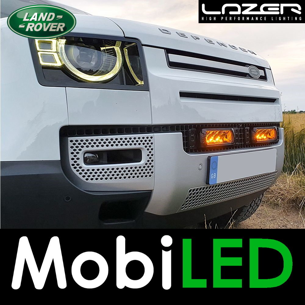 LAZER LAZER Grille set met Triple-R 750 Land Rover Defender 2020+ LAZER LAZER Grille set met Triple-R 750 Land Rover Defender 2020+