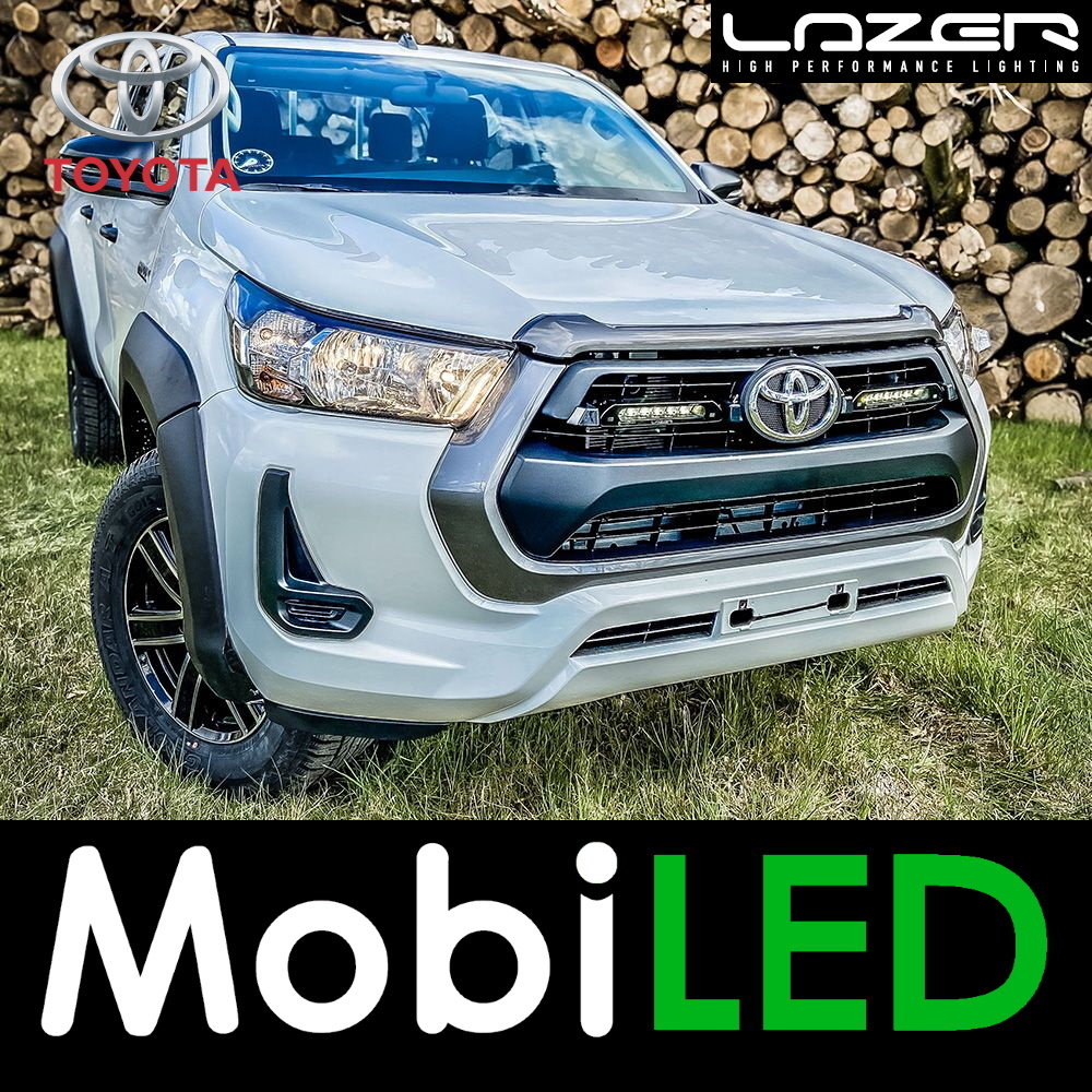 LAZER LAZER Grille kit  met Linear-6 standaard Toyota Hilux 2021+ LAZER LAZER Grille kit  met Linear-6 standaard Toyota Hilux 2021+