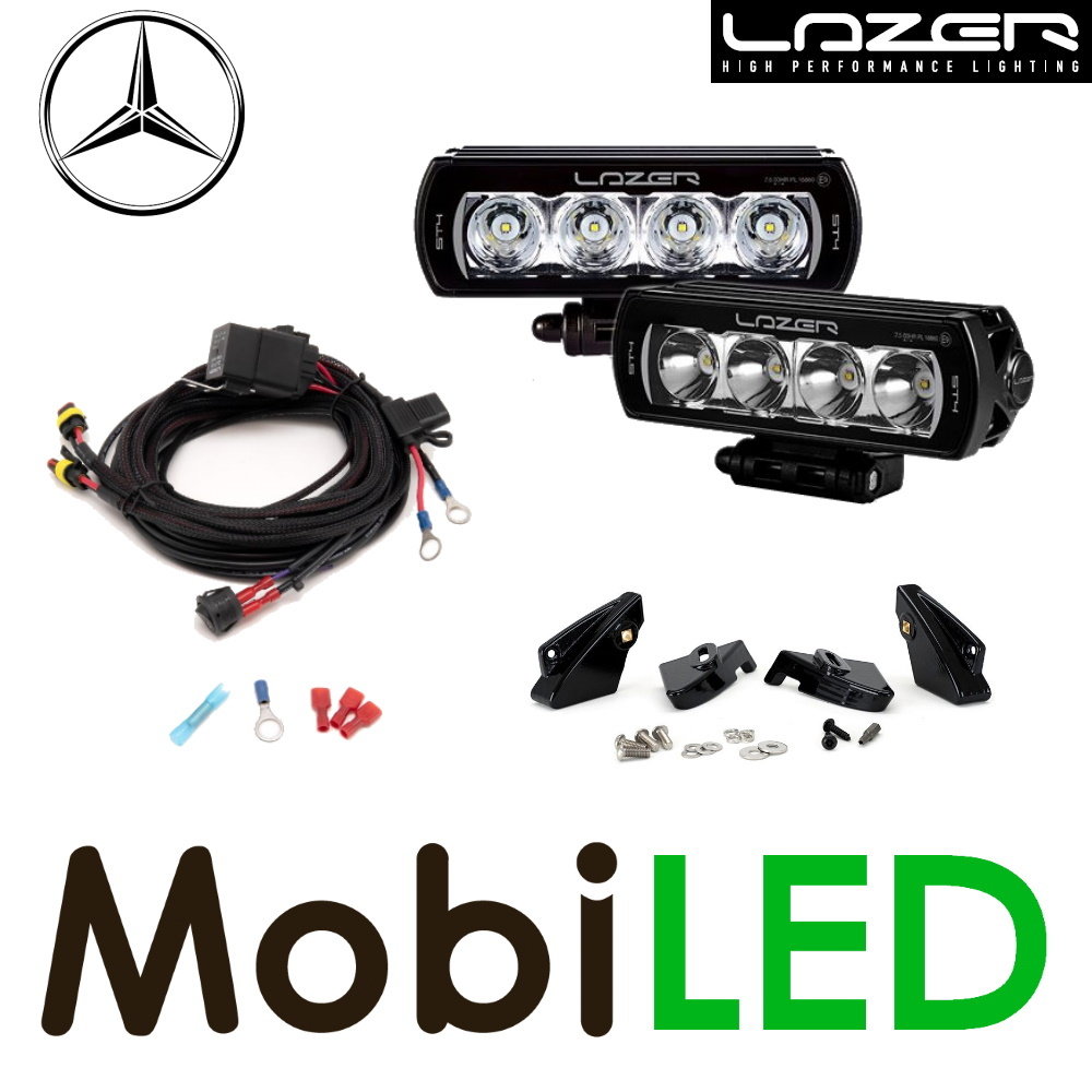 LAZER LAZER Grille kit  met ST4 Evolution Mercedes Vito 2020-2023 LAZER LAZER Grille kit  met ST4 Evolution Mercedes Vito 2020-2023