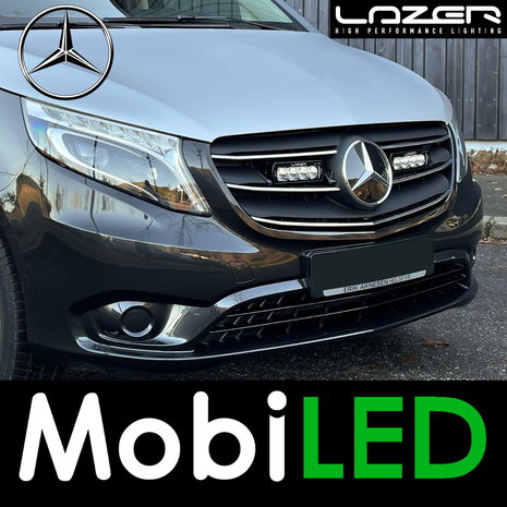 LAZER LAZER Grille set met ST4 Evolution Mercedes Vito 2020-2023 LAZER LAZER Grille set met ST4 Evolution Mercedes Vito 2020-2023