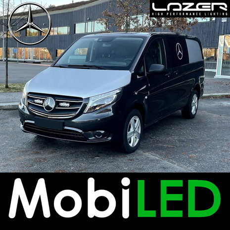 LAZER LAZER Grille set met ST4 Evolution Mercedes Vito 2020-2023 LAZER LAZER Grille set met ST4 Evolution Mercedes Vito 2020-2023