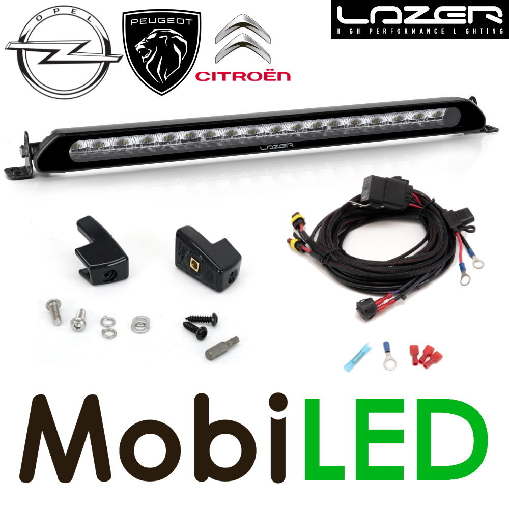 LAZER LAZER Grille kit with Linear-18 standard Peugeot Expert 2016+ Citroen Dispatch 2016+ Opel Vivaro 2019+