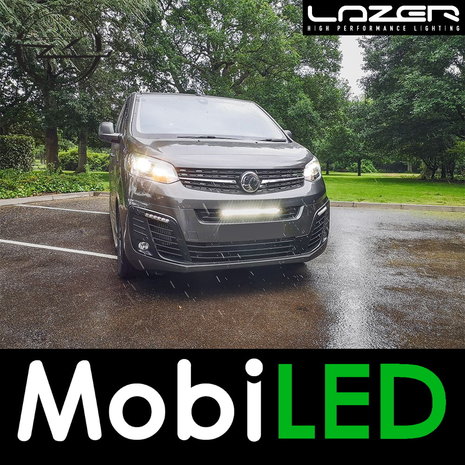 LAZER LAZER Grille set with Linear-18 standard Peugeot Expert 2016+ Citroen Dispatch 2016+ Opel Vivaro 2019+