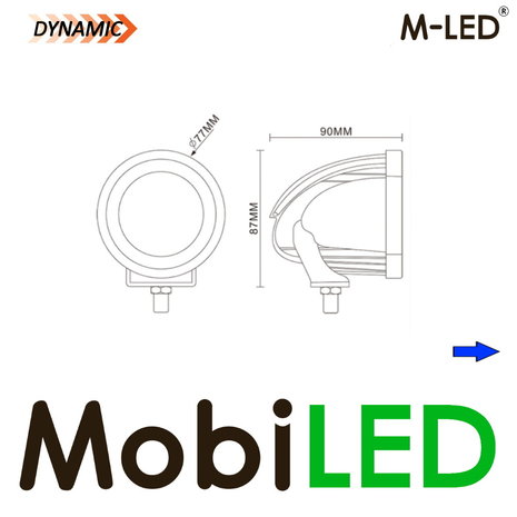 M-LED M-LED Chariot élévateur Dynamic Arrow Safety Light 10-48 V M-LED M-LED Chariot élévateur Dynamic Arrow Safety Light 10-48 V