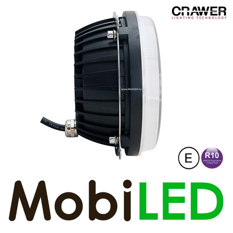 Crawer Phare Crawer rond de 5 pouces E-mark Crawer Phare Crawer rond de 5 pouces E-mark