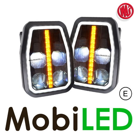 WAS Set headlights upright