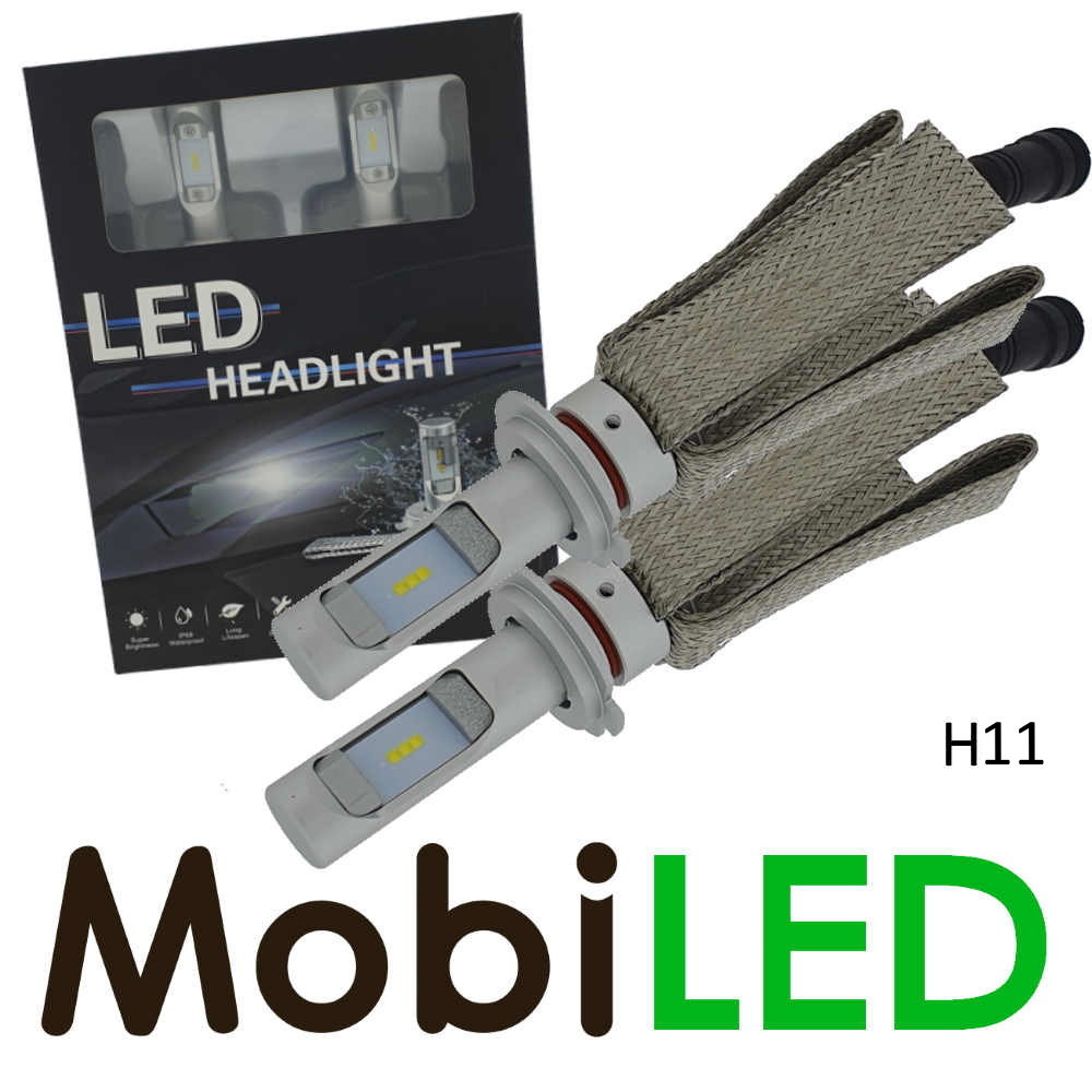 H11 LED jeu de phares Compact Fit