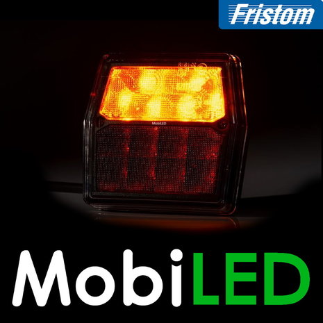 Fristom Compact rear light 12 volt 4 functions incl license plate, Fristom FT-222 T Cable