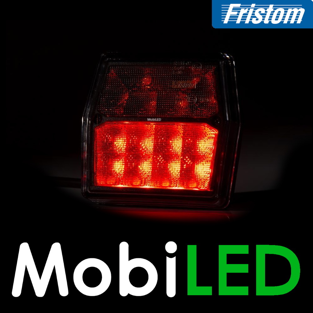 Fristom Feu arrière compact 12 volts 3 fonctions incl plaque, Fristom FT-222 T  Câble