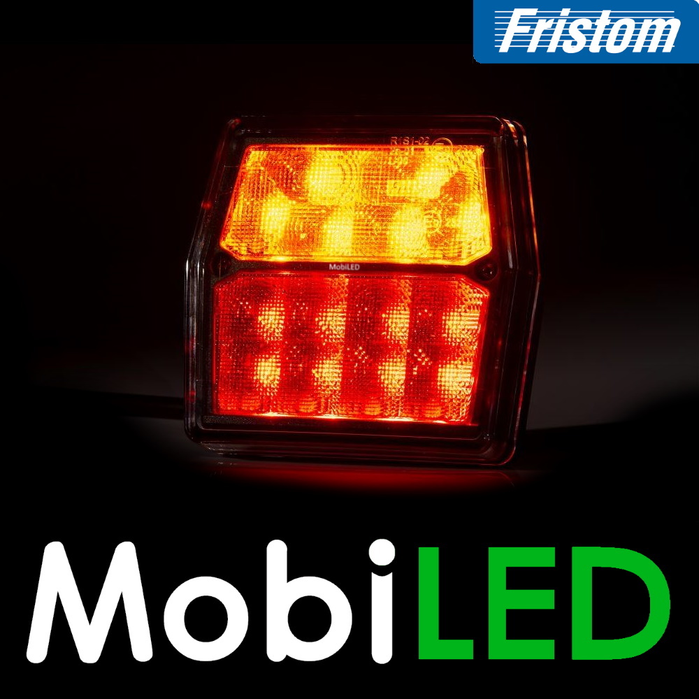 Fristom Feu arrière compact 12 volts 3 fonctions incl plaque, Fristom FT-222 T  Câble