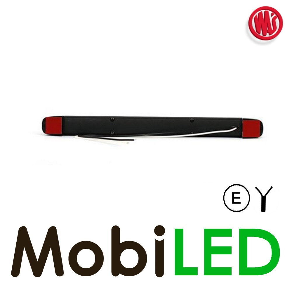 WAS Feu de freinage Réglable rouge long 24 volts