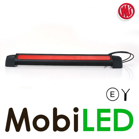 WAS WAS NEON look Kantelbaar lang remlicht  12-24 volt E-keur