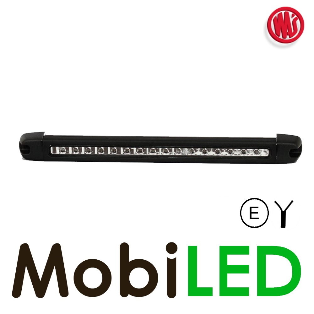 WAS WAS Adjustable Long Brake light with red LEDs 12 volts E-mark