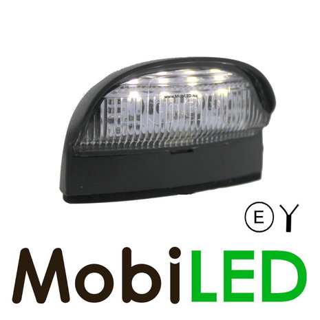 Licence plate lighting black E-mark Licence plate lighting black E-mark