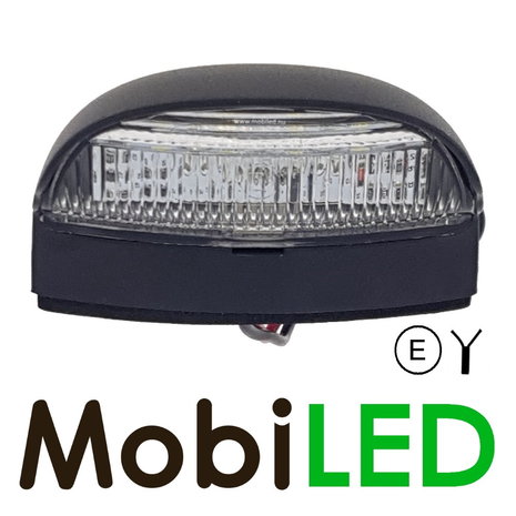 Kentekenverlichting zwart E-keur R4