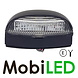 Licence plate lighting black E-mark R4
