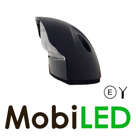 Licence plate lighting black E-mark R4