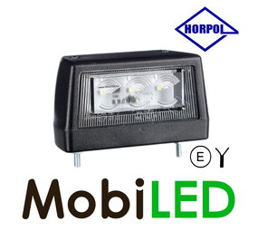 HORPOL License plate lighting black angular HORPOL License plate lighting black angular