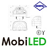 HORPOL Horpol License plate lighting black E-mark HORPOL Horpol License plate lighting black E-mark