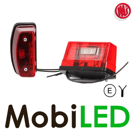 WAS Multifunctional license plate lighting E-mark 12-24 volts WAS Multifunctional license plate lighting E-mark 12-24 volts