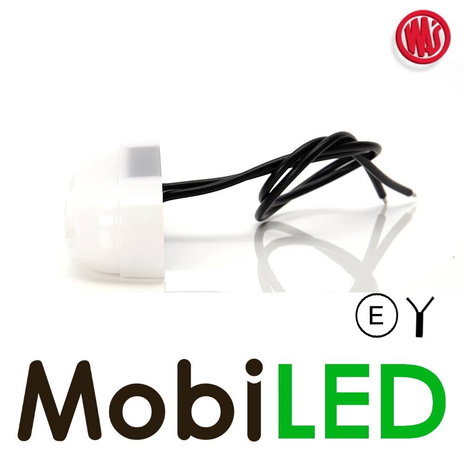 WAS WAS Eclairage de contour blanc universel court  NEON look 12-24 volts E-mark