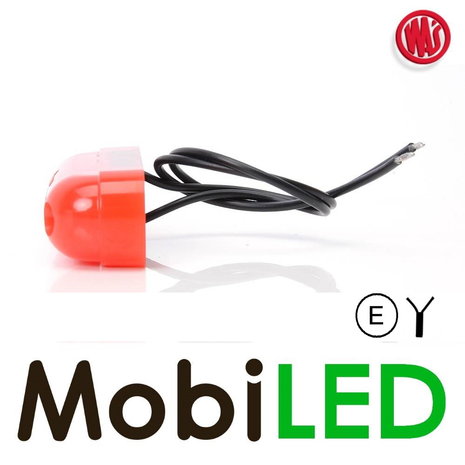 WAS "NEON" Contour lighting Red universal short 12-24 volts E-mark WAS "NEON" Contour lighting Red universal short 12-24 volts E-mark