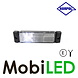 HORPOL Horpol Marker light white rectangular with reflector 12-24 volts E-mark HORPOL Horpol Marker light white rectangular with reflector 12-24 volts E-mark