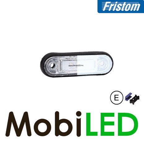 Fristom Marquage Slim line 2 LED Blanc E-mark Fristom Marquage Slim line 2 LED Blanc E-mark