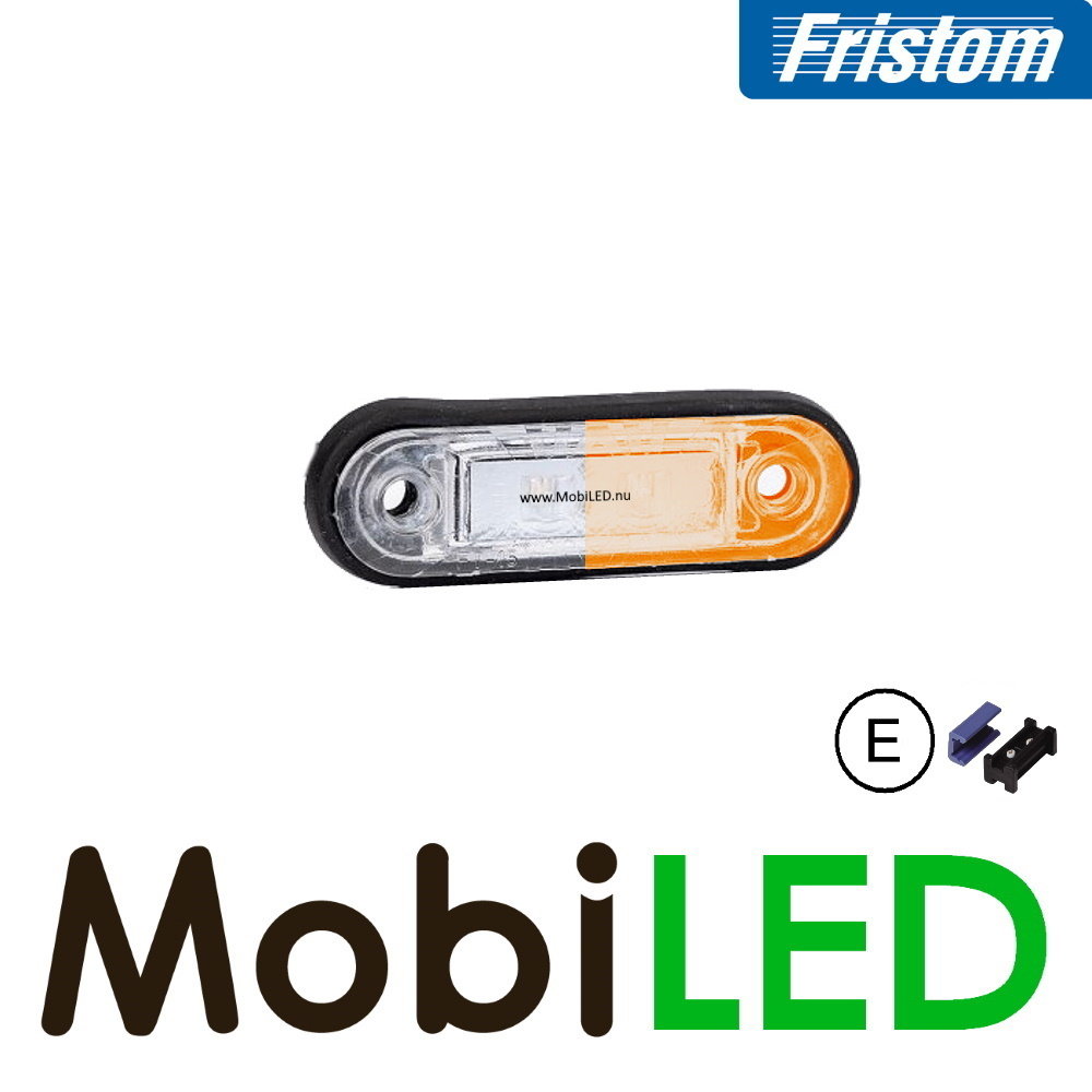 Fristom Marquage Slim line 2 LED Ambre E-mark Fristom Marquage Slim line 2 LED Ambre E-mark