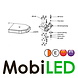 Flitsbalk 760 118 watt Amber-Wit ECE R10-R65 Flitsbalk 760 118 watt Amber-Wit ECE R10-R65