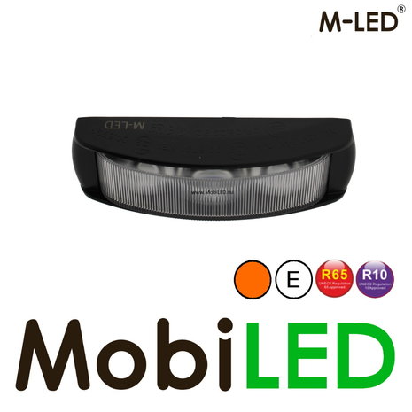M-LED M-LED Wide angle flasher amber 4 LEDs E-mark M-LED M-LED Wide angle flasher amber 4 LEDs E-mark