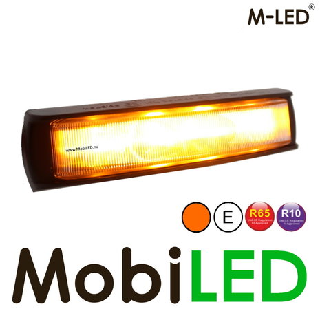 M-LED M-LED Flash grand angle ambre 6 LED E-marque
