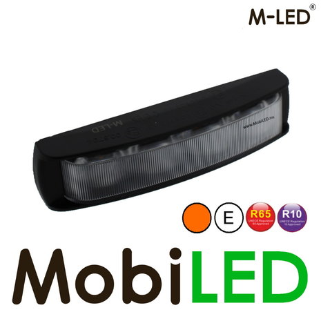 M-LED M-LED Flash grand angle ambre 6 LED E-marque