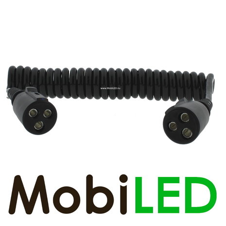 Electrospiraalkabel 3 m 3 polige stekker 3-aderig 24 V