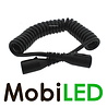 Electrospiraalkabel 3 m 3 polige stekker 3-aderig 24 V Electrospiraalkabel 3 m 3 polige stekker 3-aderig 24 V
