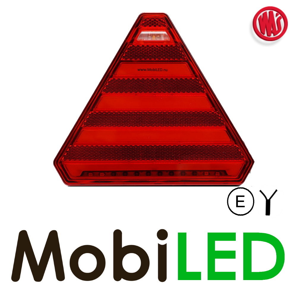 WAS WAS Rear light 4 functions and reflector E-mark